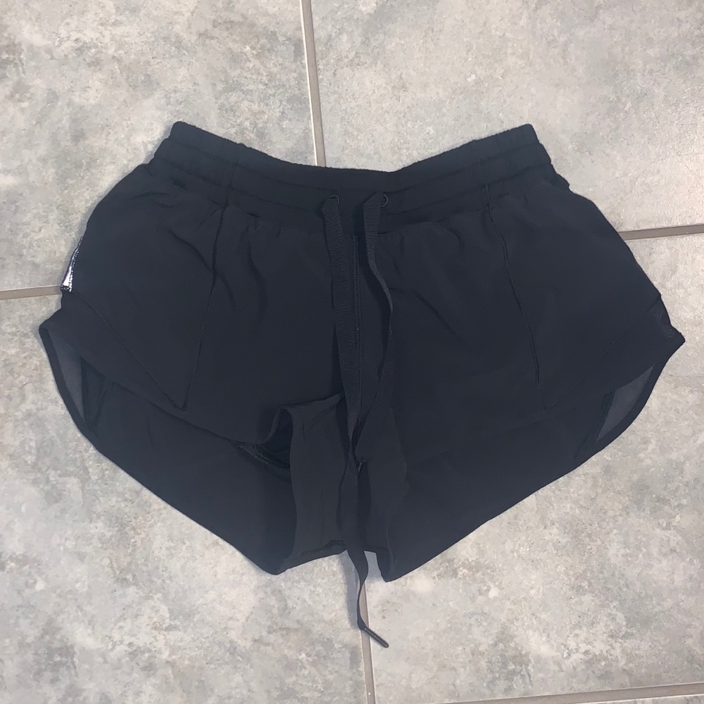 Lululemon Black Hotty Hot Shorts